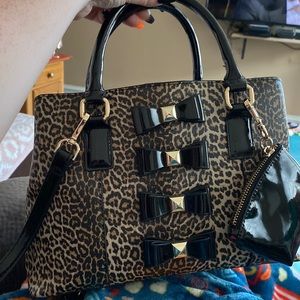 Betsey Johnson cheetah purse